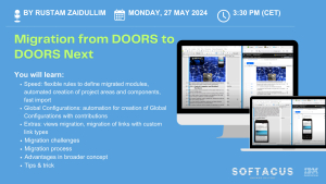 Webinar Doors Classic to Doors NG Migration, May 27th, 2024, 3:30 pm CET