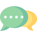 Chat bubbles symbolizing communication