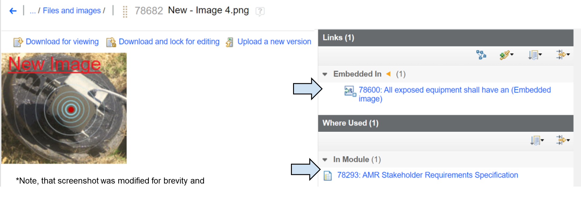 In particularly we can trace it to where it is embedded and to its module