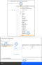 Images showing where to click to add view a section to the module