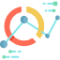 Circular and line graph overlapping
