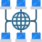 Computers interconnected in a network