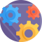 Icon of the tree gears next to each other.