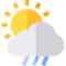 Raincloud with Sun without it