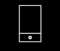 Phone on a black background